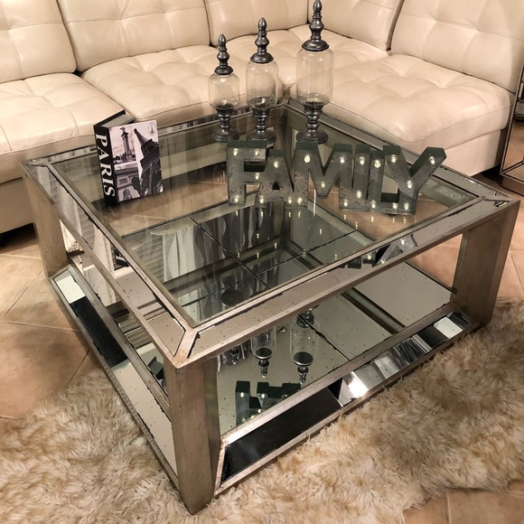 Other Z Gallerie Mirrored Coffee Table Poshmark